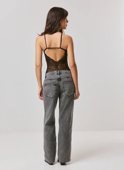 body halter decote renda body halter decote renda