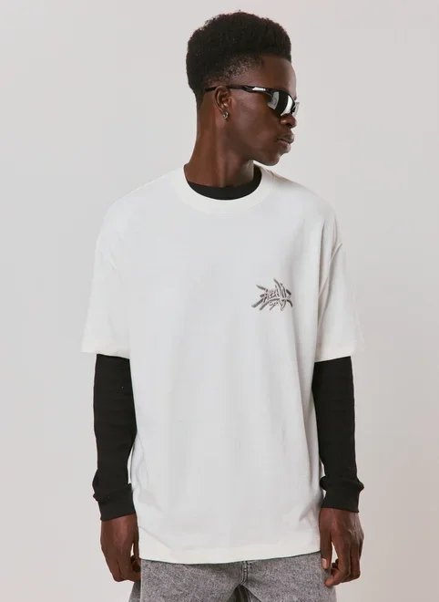camiseta relaxed heavy tag camiseta relaxed heavy tag