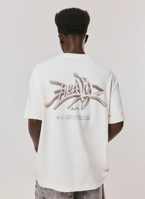 camiseta relaxed heavy tag camiseta relaxed heavy tag