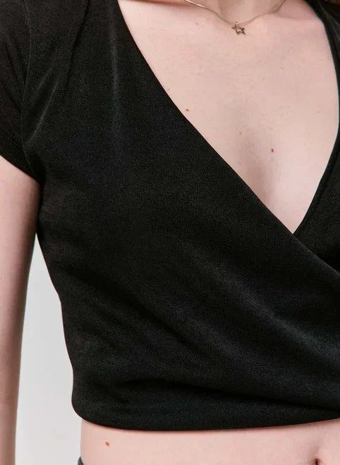 blusa transpassada blusa transpassada