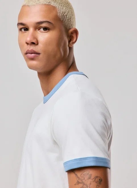 camiseta muscle tee contrast camiseta muscle tee contrast