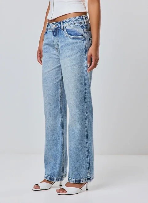 calça jeans reta estonada calça jeans reta estonada