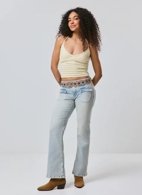 calça jeans bootcut calça jeans bootcut