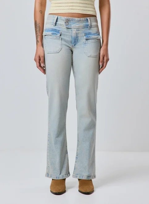 calça jeans bootcut calça jeans bootcut
