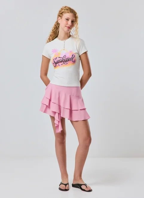 camiseta regular sunkissed camiseta regular sunkissed