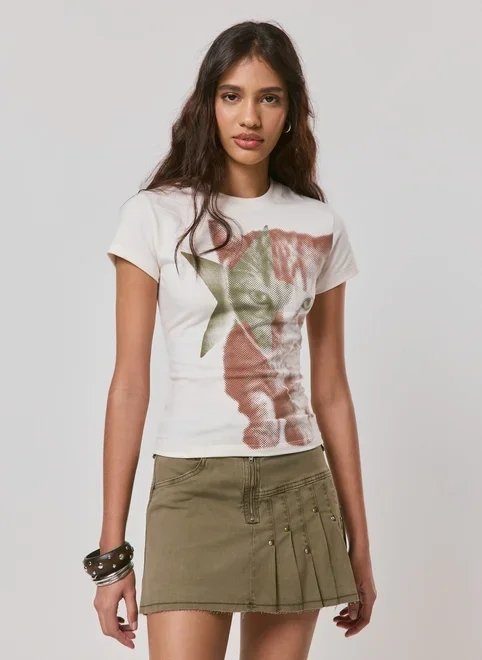 camiseta baby look estampa gatinho camiseta baby look estampa gatinho