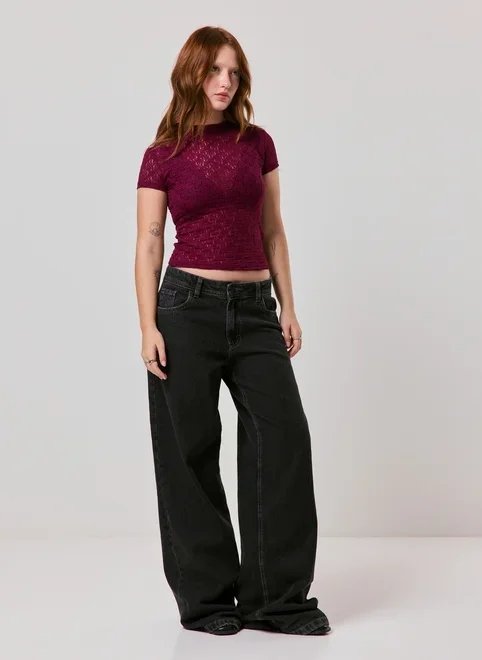 blusa renda texturizada blusa renda texturizada