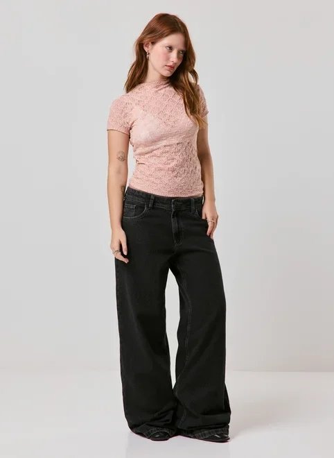 blusa renda texturizada blusa renda texturizada
