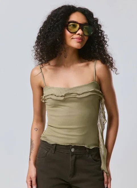 blusa assimétrica em tule blusa assimétrica em tule