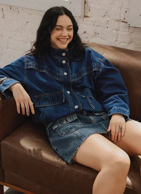 jaqueta jeans bolsos utilitários jaqueta jeans bolsos utilitários