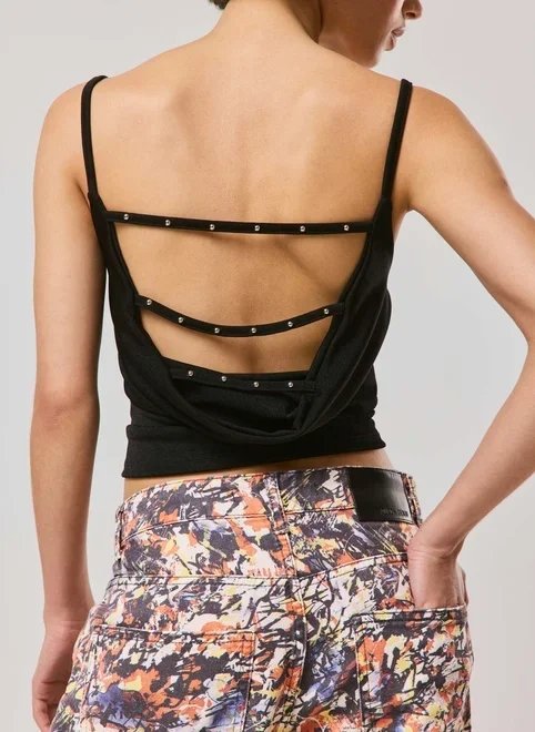 blusa degagê costas abertas blusa degagê costas abertas