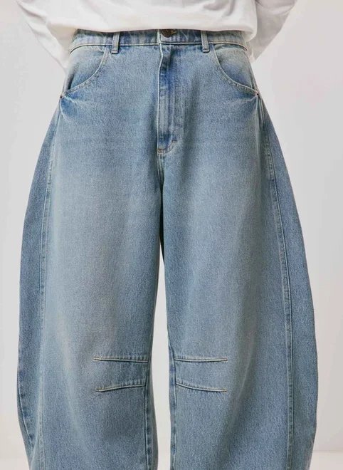 calça jeans barrel oversized calça jeans barrel oversized