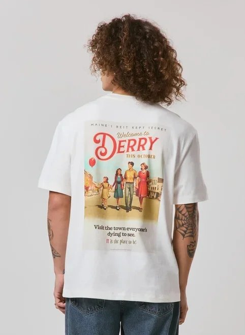 camiseta malhão comfort welcome to derry camiseta malhão comfort welcome to derry