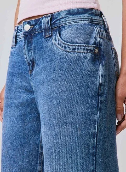 calça jeans circular wide leg calça jeans circular wide leg