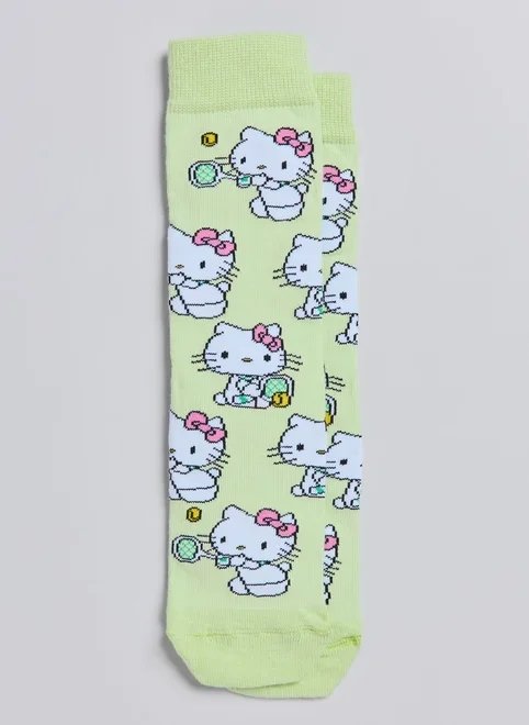 meia hello kitty tenista meia hello kitty tenista
