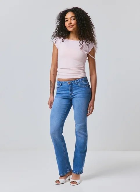 calça jeans slim cintura baixa calça jeans slim cintura baixa