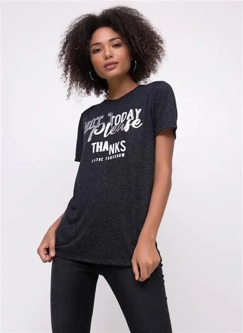 blusa tb eco lettring foil blusa tb eco lettring foil
