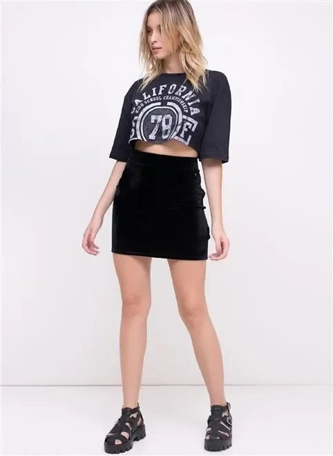 blusa ampla cropped silk college blusa ampla cropped silk college