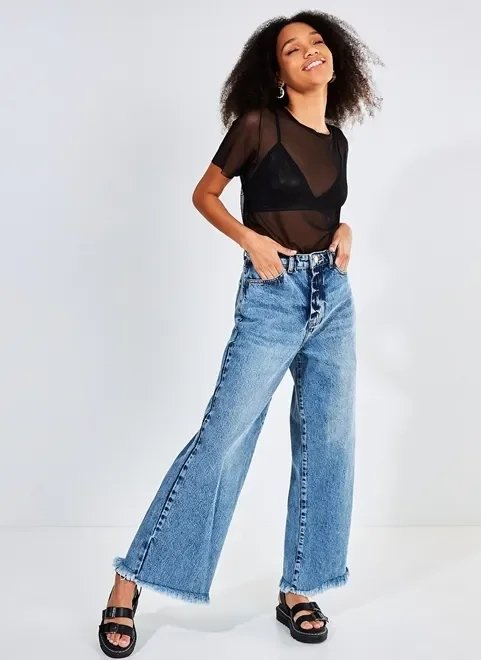 blusa alongada em tule com top blusa alongada em tule com top