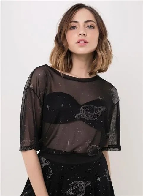 camiseta tule planetas camiseta tule planetas