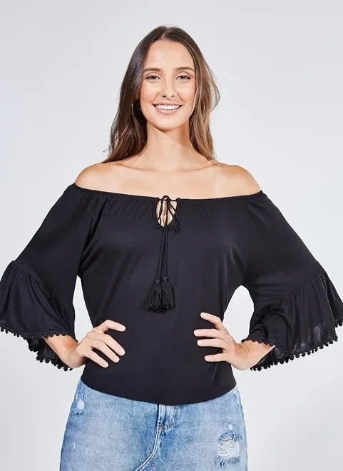 blusa bata amarração blusa bata amarração