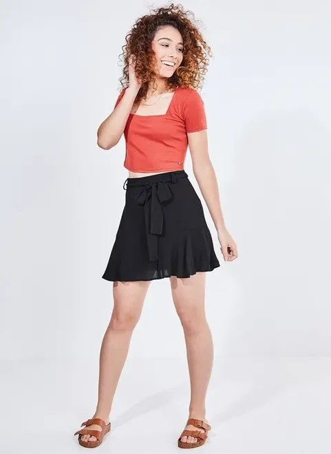 blusa cropped decote quadrado blusa cropped decote quadrado