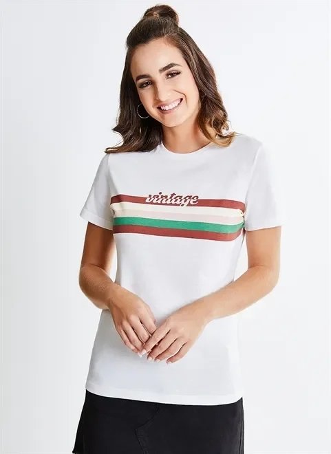 blusa vintage com listras blusa vintage com listras