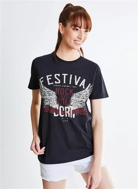 blusa estampa rock festival blusa estampa rock festival