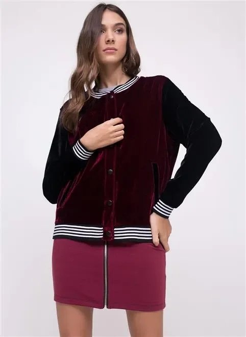bomber veludo college bomber veludo college