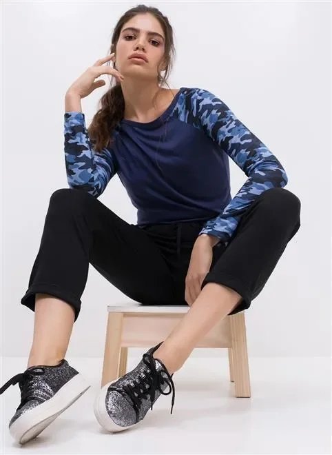 blusa tb ml estampada camuflado blusa tb ml estampada camuflado