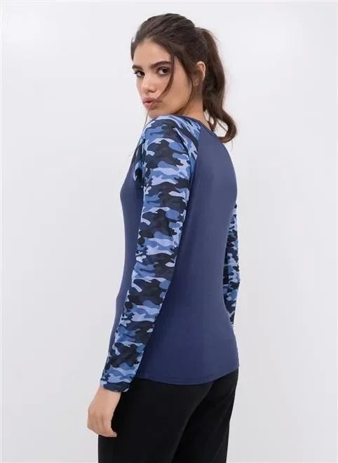 blusa tb ml estampada camuflado blusa tb ml estampada camuflado