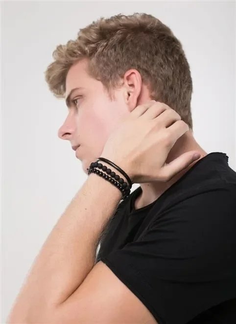 pulseira kit preto pulseira kit preto