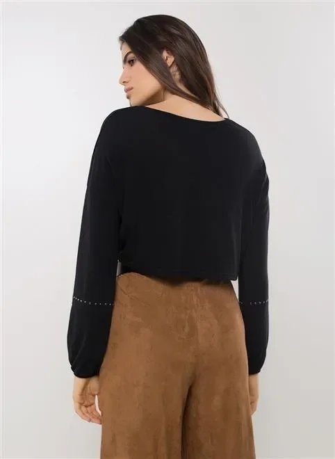 blusa bata com tachinhas blusa bata com tachinhas