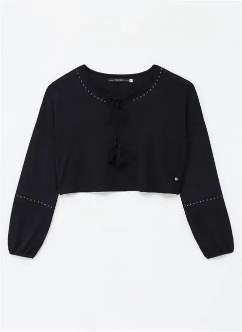 blusa bata com tachinhas blusa bata com tachinhas