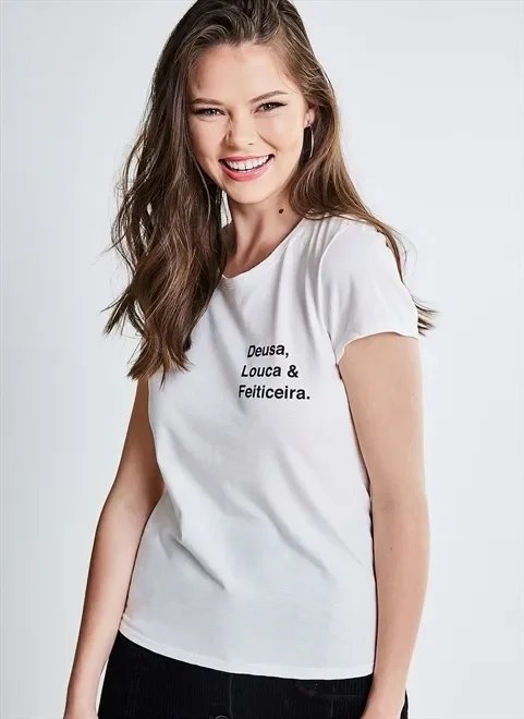 blusa deusa, louca e feiticeira blusa deusa, louca e feiticeira