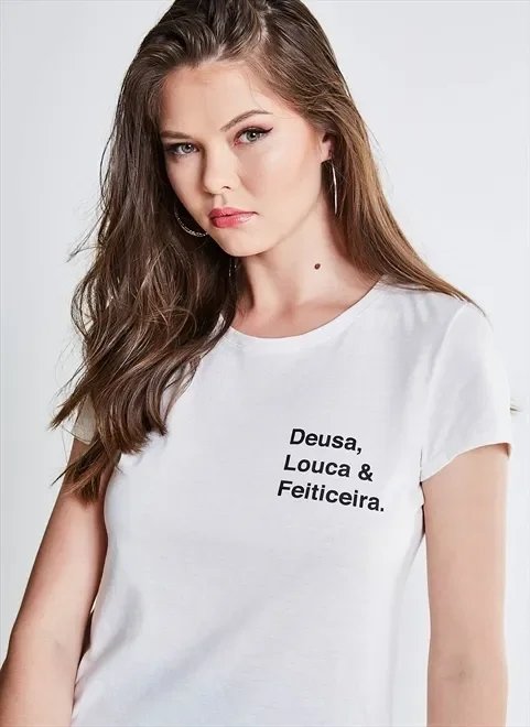 blusa deusa, louca e feiticeira blusa deusa, louca e feiticeira