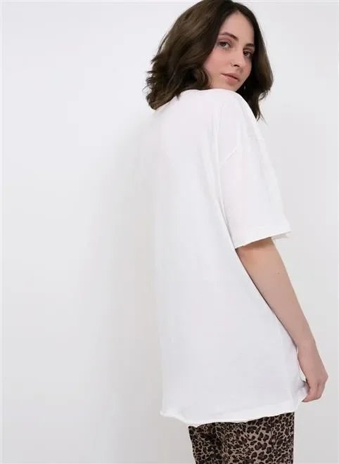 maxi t-shirt cara da onça maxi t-shirt cara da onça