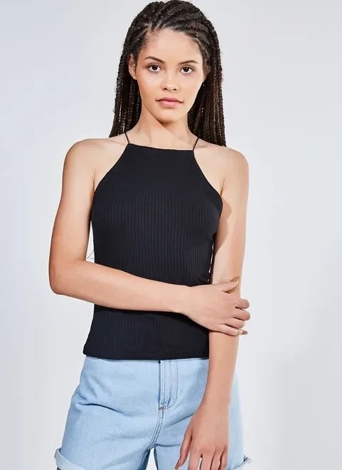 regata justa com alça fina regata justa com alça fina