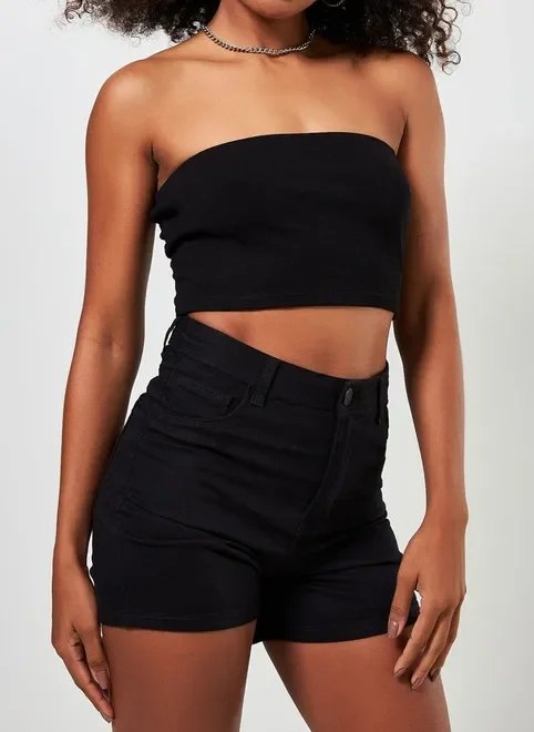 top faixa em malha top faixa em malha