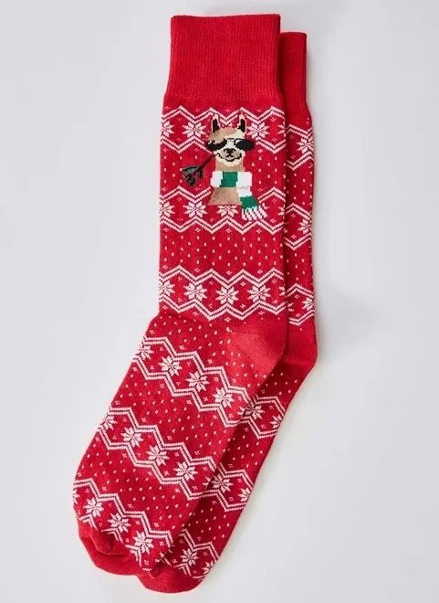 meia estampada lhama meia estampada lhama