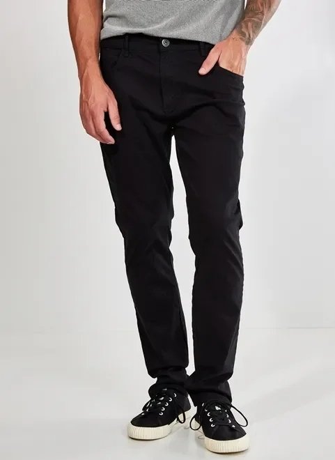 calça skinny básica em sarja calça skinny básica em sarja