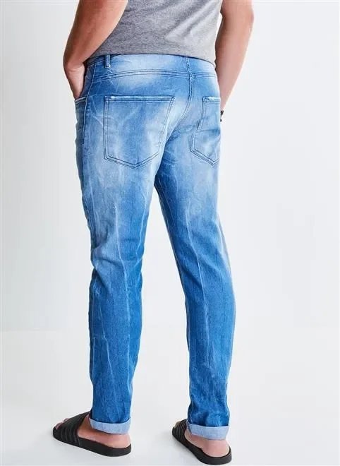 calça slim jeans claro calça slim jeans claro