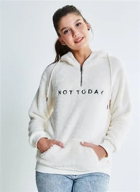 moletom peluciado not today moletom peluciado not today