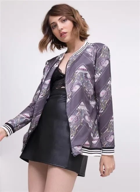 jaqueta bomber pasley zig zag jaqueta bomber pasley zig zag