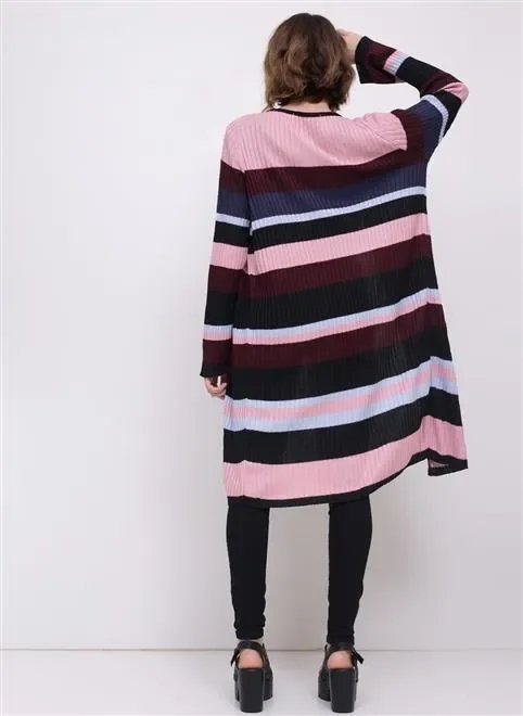 casaco canelado listrado casaco canelado listrado