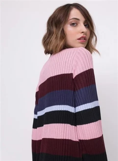 casaco canelado listrado casaco canelado listrado