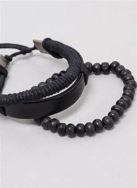 kit pulseiras pretas kit pulseiras pretas