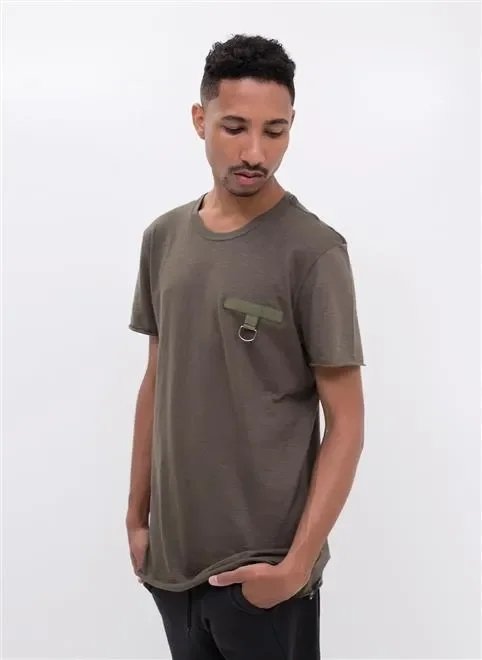 camiseta alongada com detalhe camiseta alongada com detalhe