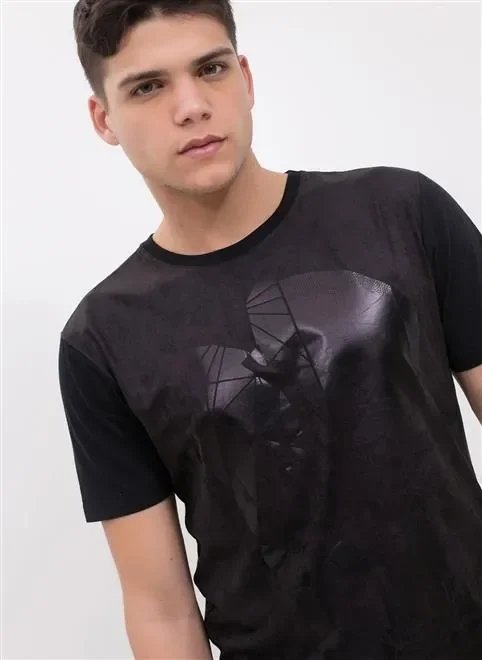 camiseta suede caveira emborr camiseta suede caveira emborr