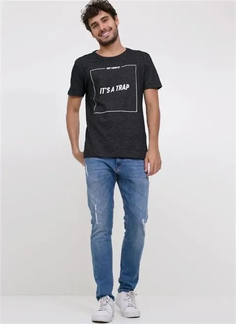 camiseta estampa it's a trap camiseta estampa it's a trap